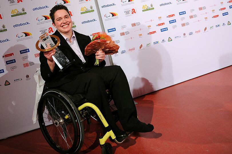 Birgit Kober, Kugelstoßen/Speerwurf 7 %: Verletzungen halten die Doppel-Paralympics-Siegerin nicht auf: In diesem Jahr gewann sie im Kugelstoßen und Speerwurf auch Zweifach-Gold bei der Weltmeisterschaft der Behindertensportler.