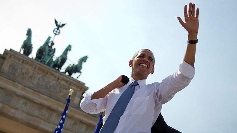 Der frühere US-Präsident Barack Obama in Berlin.
