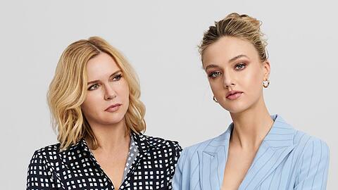 Veronica Ferres (li.) und Lilly Krug sind die deutschen Gesichter der belgischen Modemarke Xandres.