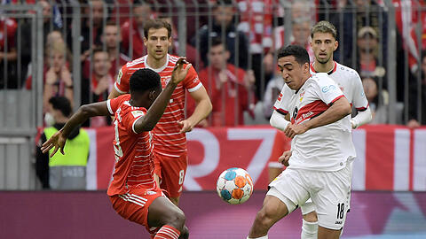Erwischten beide keinen guten Abend: Tanguy Nianzou (v.l.) und Leon Goretzka (h.l.).