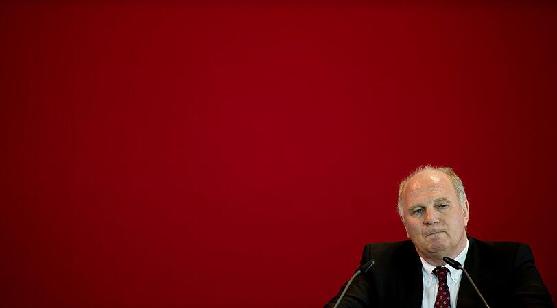 Uli Hoeneß am Freitagabend im Audi Dome.
