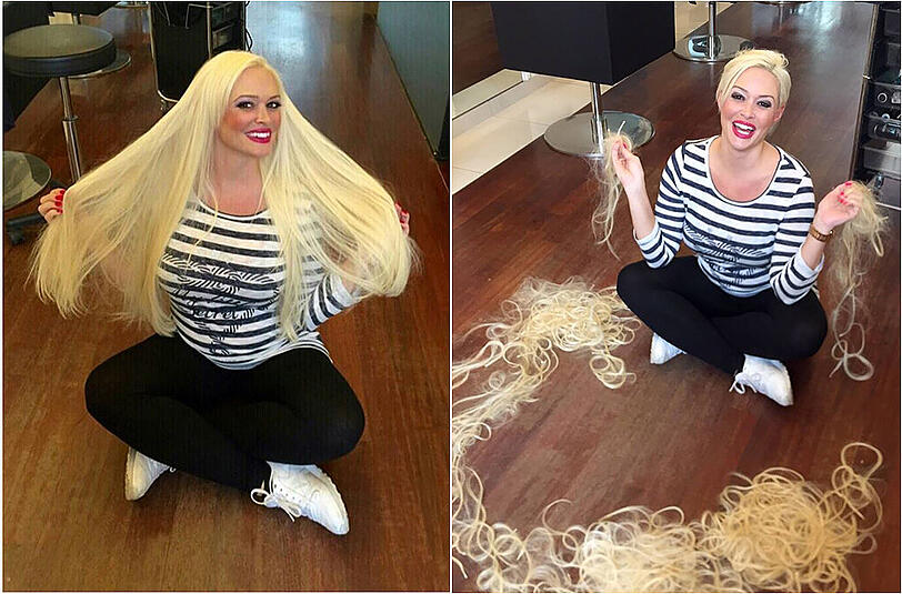 Daniela Katzenberger hatte nur für vorübergehend kurze Haare - die Blondine würde nie auf ihre Extenions verzichten...