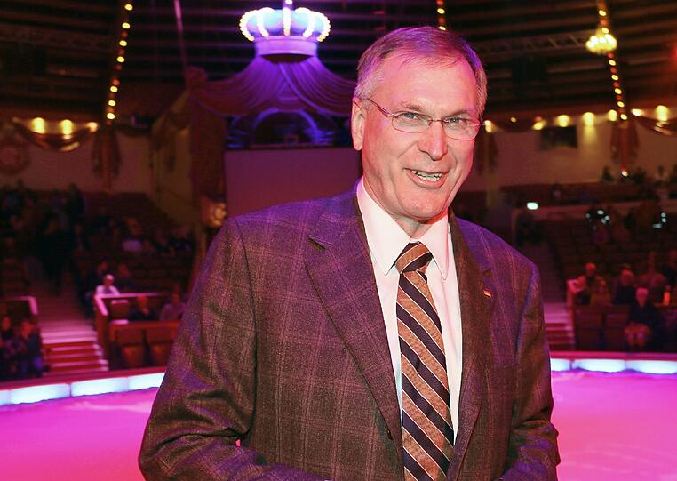 Johannes Singhammer, hier bei einem Besuch im Circus Krone