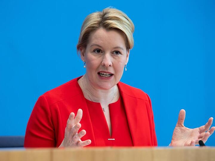 Franziska Giffey von der SPD ist Bundesfamilienministerin.