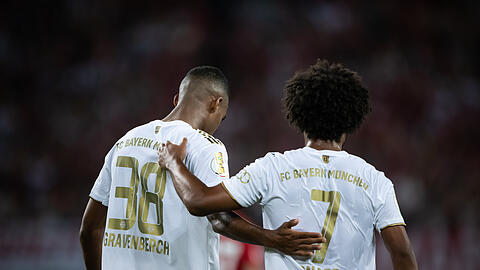 Ryan Gravenberch und Serge Gnabry standen gegen Pilsen in der Startelf. (Archivbild)