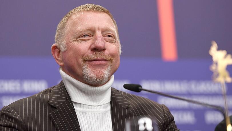 Boris Becker blickt eigener Aussage nach "rosigen Zukunft entgegen".