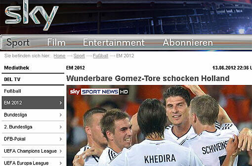 Von "wunderbaren Gomez-Toren" spricht man auf "sky.de".