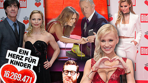 Glanz und Glamour bei der Spendengala: Die Bilder vom roten Teppich und der Show zum Durchklicken.