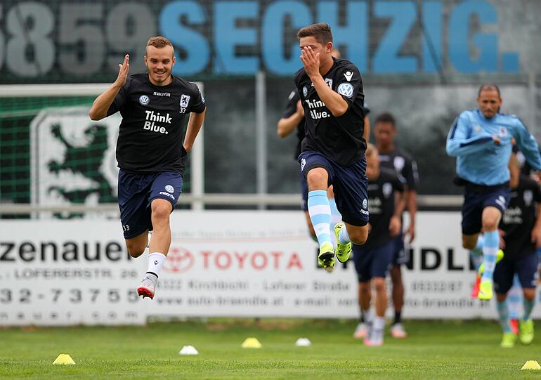 Hier sind die neuen Bilder aus dem Trainingslager in Bad Häring.