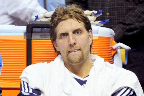 Sorgenvolle Miene: Dirk Nowitzki in Denver