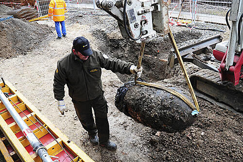 Erst Anfang April wurde eine Bombe im Münchner Arnulfpark gefunden.