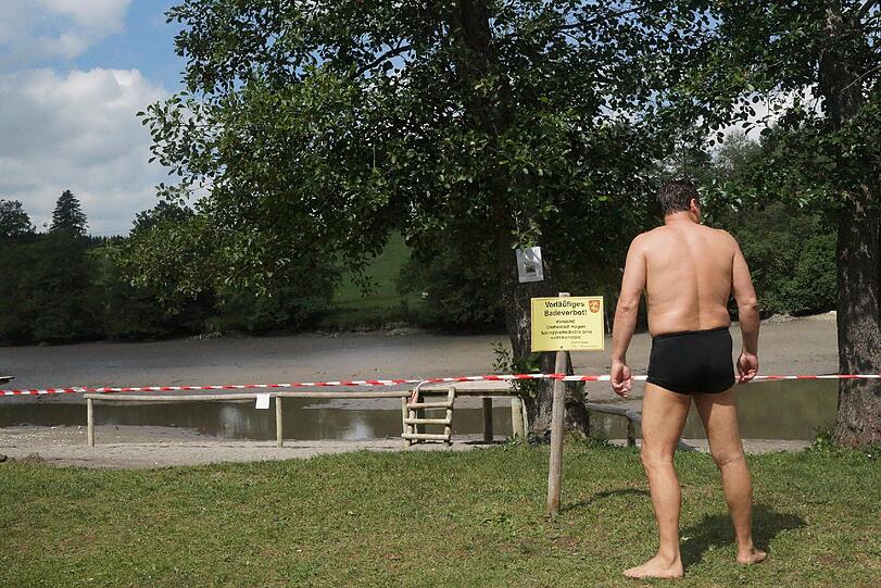 Bilder vom Badesee: Wo ist die Alligator-Schildkröte vom Oggenrieder Weiher?
