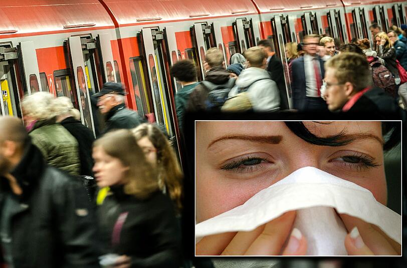 Grippewelle bei der S-Bahn: Viele Lokführer fallen derzeit aus.