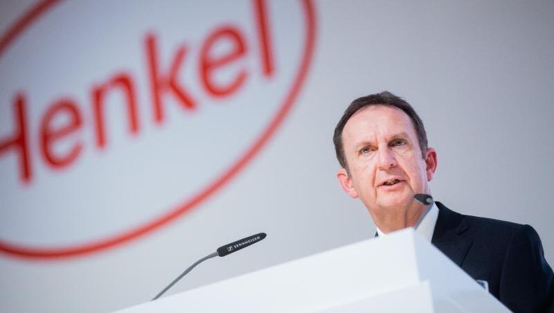 Hans Van Bylen, Vorstandsvorsitzender von Henkel, spricht auf der Hauptversammlung. Hans Van Bylen, Vorstandsvorsitzender von Henkel, spricht auf der Hauptversammlung.