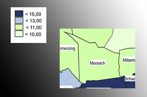 Moosach: 10,3 Euro/qm