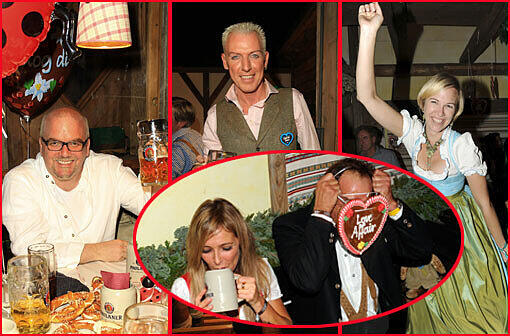 DJ Ötzi, Gundis Zambo, Scooter-Sänger H. P. Baxxter und Künstlerin Judith Grote haben am Sonntag auf der Wiesn gefeiert. Wer sonst noch da war