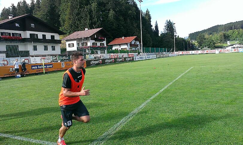 Schwitzen für die neue Saison: Die Löwen im Trainingslager in Kirchbichl.