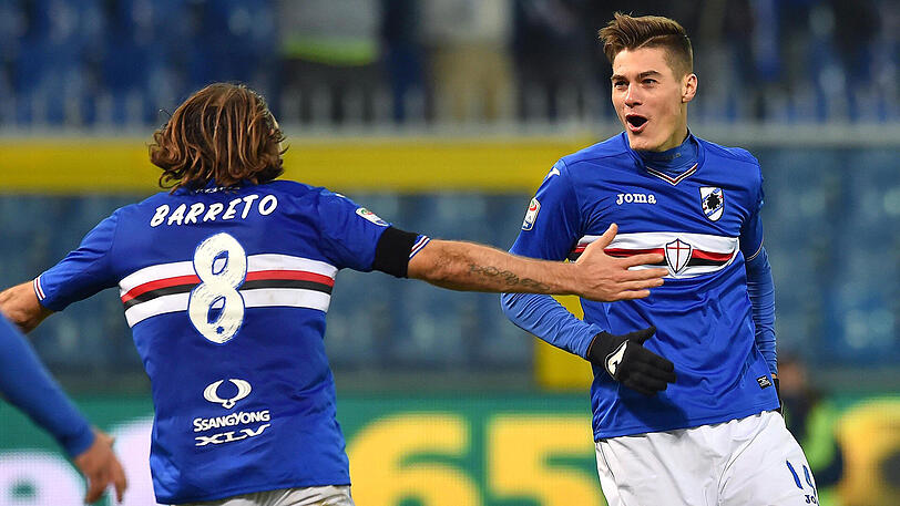 Patrik Schick (21) - Tschechien - Sampdoria Genua - Vertrag bis 30.06.2020 - Marktwert 7 Mio. Euro