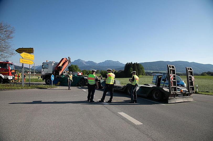 Der tödliche Verkehrsunfall ereignete sich auf Höhe des Weilers Eichham.