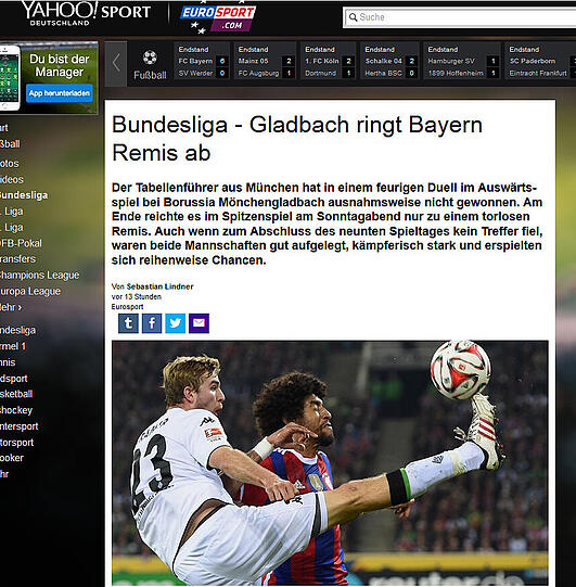 Die Pressestimmen zum Spiel.