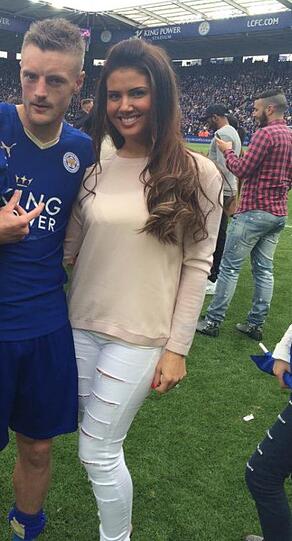 England: Stürmer Jamie Vardy ist mit Rebekah Nicholson verlobt.