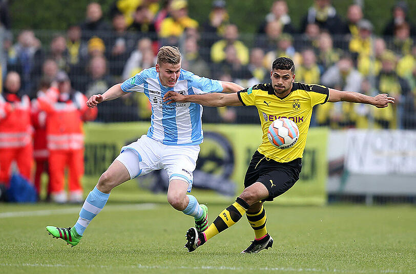 Enttäuschung pur: Borussia Dortmund beendete die Titelträume der U19-Löwen in letzter Minute. Die Bilder vom Spiel.