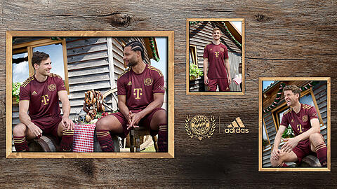 Der FC Bayern hat ein neues Wiesn-Trikot präsentiert.