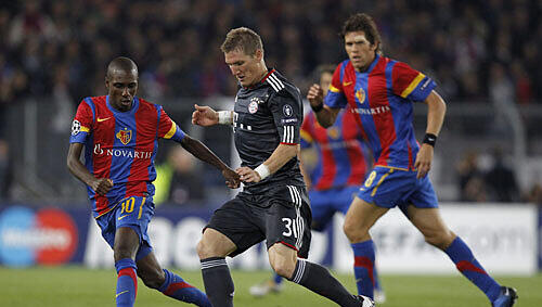 Bastian Schweinsteiger - zweifacher Torschütze gegen Basel Bastian Schweinsteiger - zweifacher Torschütze gegen Basel