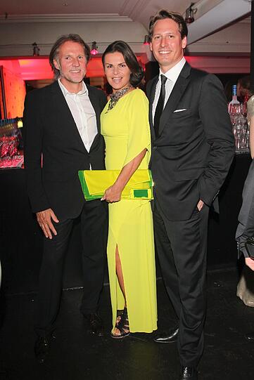 Markus und Ulrika Gutheinz mit Axel Ludwig