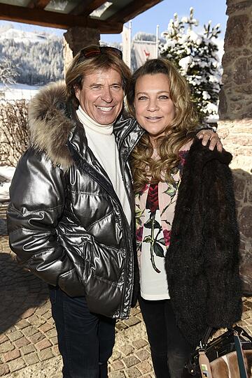 Hansi Hinterseer und Frau Romana.