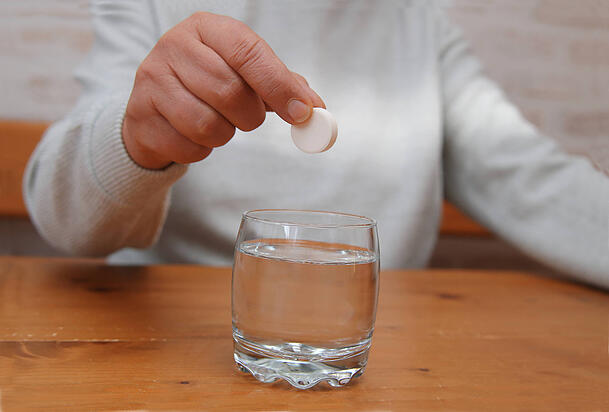 Vitamine gibt es häufig in Form von Brausetabletten. Vitamine gibt es häufig in Form von Brausetabletten.