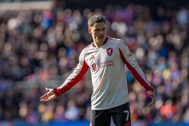Komplizierter Start: Florian Wirtz beim FC Liverpool.