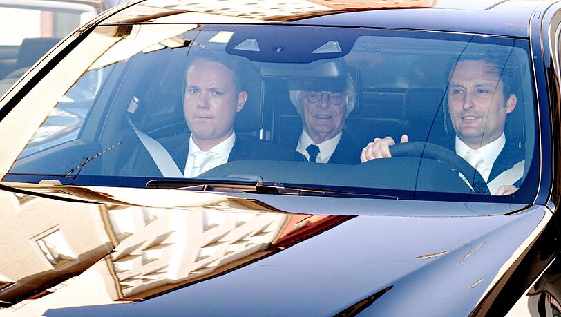 Ecclestone kommt am Landgericht I an. Ecclestone kommt am Landgericht I an.