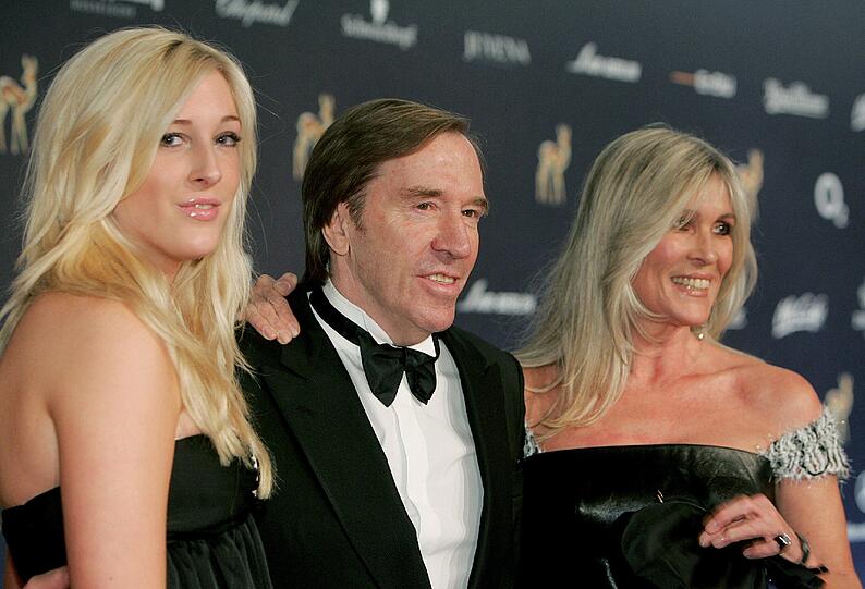 Elvira und Günter Netzer mit ihrer Tochter Alana