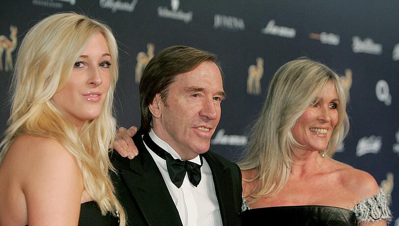 Elvira und Günter Netzer mit ihrer Tochter Alana