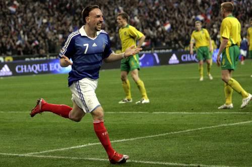 Bald ein Madrilene? Franck Ribéry im Dress der französischen Nationalelf
