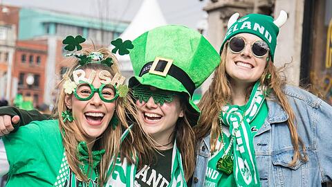 Eine typische Kleidung am St. Patrick's Day.