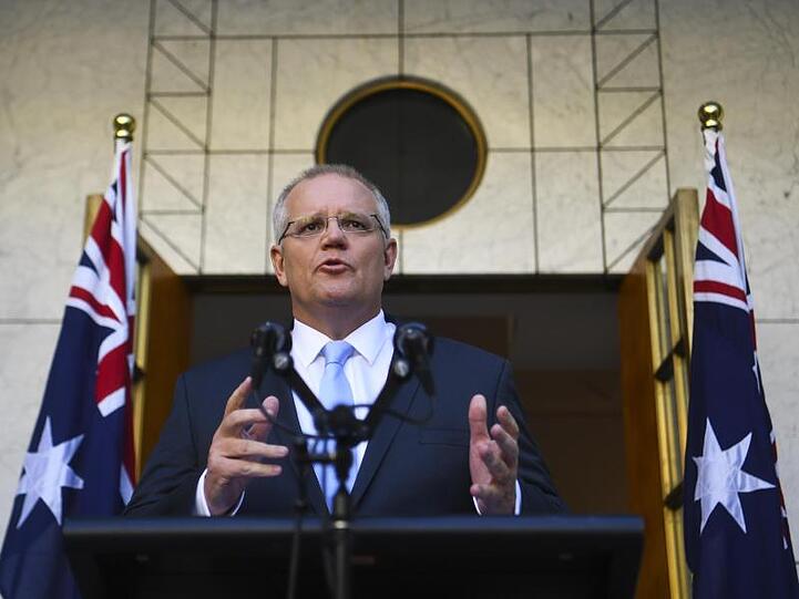 Australiens Premierminister Scott Morrison im Parliament House in Canberra. Morrison gab bekannt, dass die Parlamentswahl in Australien am 18.05.2019 stattfinden wird.