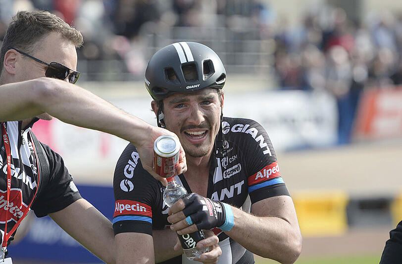 John Degenkolb - hier während des Rennens Paris - Roubaix im Jahr 2015.