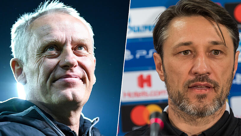 Bundesliga-Kollegen: Christian Streich (li.) und Niko Kovac. Bundesliga-Kollegen: Christian Streich (li.) und Niko Kovac.