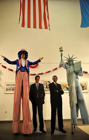 US-Wahlparty im Amerika Haus in München - die Bilder.