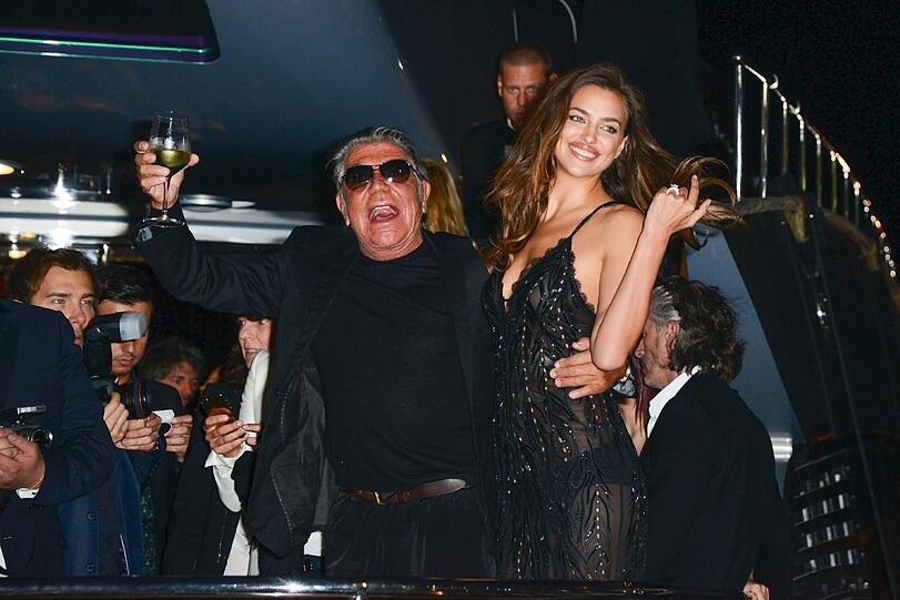 Irina Shayk und Roberto Cavalli