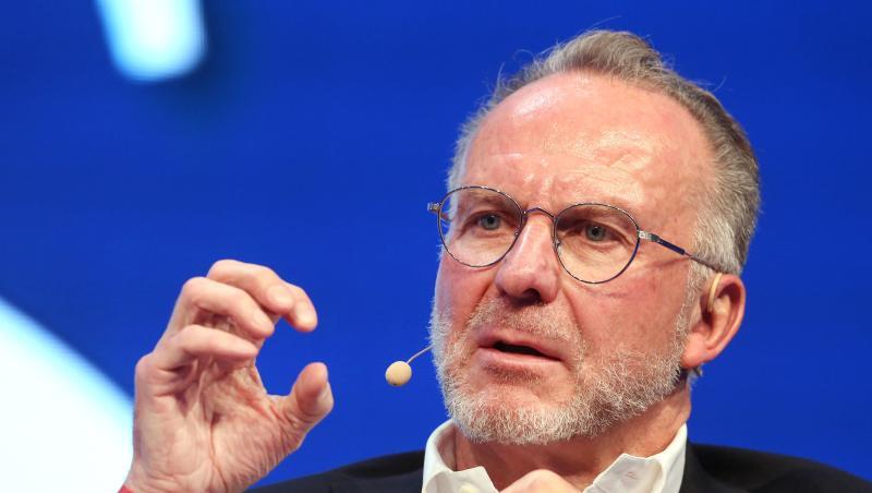 Der Vorstandsvorsitzende vom FC Bayern München Karl-Heinz Rummenigge. Foto: Roland Weihrauch/dpa/Archivbild Der Vorstandsvorsitzende vom FC Bayern München Karl-Heinz Rummenigge. Foto: Roland Weihrauch/dpa/Archivbild
