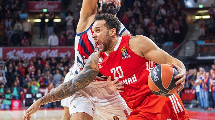 FC Bayern Basketball konnte sich am Dienstagabend gegen Baskonia Vitoria-Gasteiz durchsetzen.