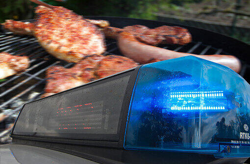 Das Wetter war den Schwabingern zu schlecht, da grillten sie in einem Partyraum - bis einer in Ohnmacht fiel...