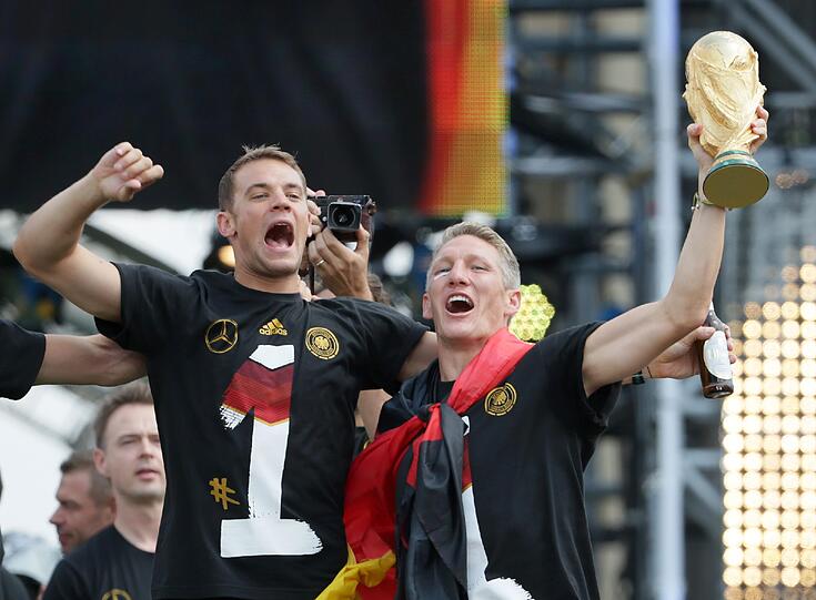 Die Weltmeister feiern am Brandenburger Tor. Die Bilder von der Fanmeile.