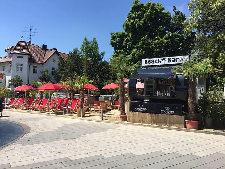 Die Beach Bar in Pasing.