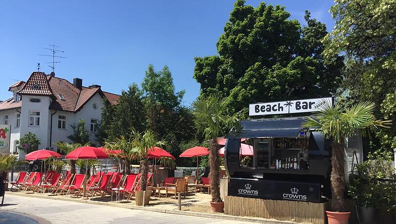 Die Beach Bar in Pasing. Die Beach Bar in Pasing.