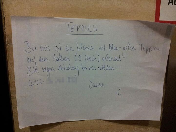 Ein ehrlicher Finder bzw. Fänger.
