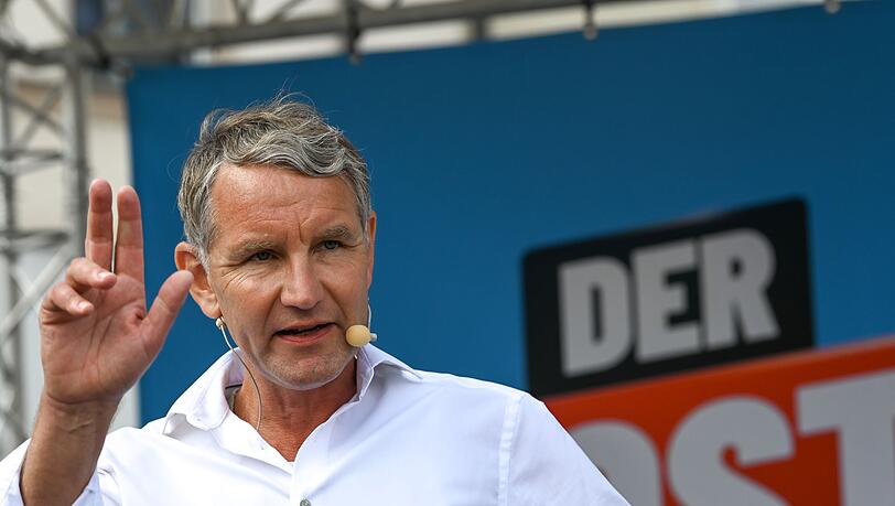 AfD-Spitzenkandidat Björn Höcke tritt bei der Landtagswahl als Direktkandidat in Ostthüringen an.